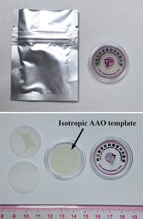 Isotropic AAO templates Product description Isotropic AAO templates Product description